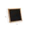 Flash Furniture 10x10 Torched Wood Frame Letter Board-Black Felt HGWA-FB10-TORCH-GG - alternate 3